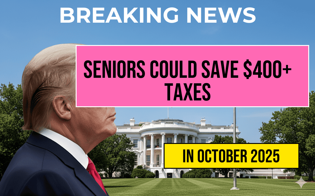 Seniors Could Save Over $400 on Taxes with New $4,000 Deduction for Low-Income Retirees