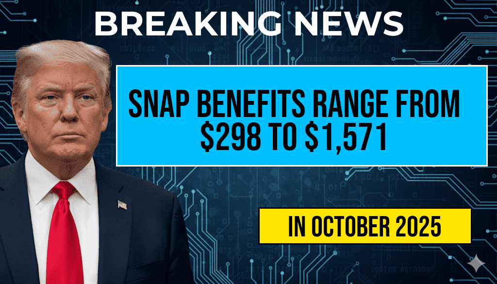 SNAP Benefit for One Is $298; How Benefits Range from $298 to $1,571 Based on Family Size