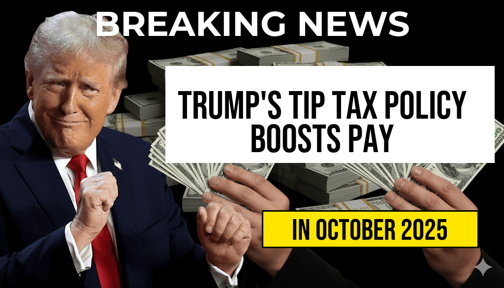 Trump’s ‘No Tax on Tips’ Policy Allows Workers to Deduct Up to $25,000—Could You See a $1,300 Increase in Take-Home Pay?
